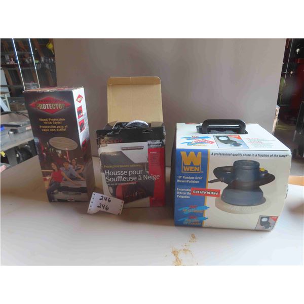 10'' Orbital Power Polisher, Snowblower Cover