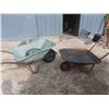 Image 1 : 2 Wheel Barrels - 1 Poly, 1 Steel