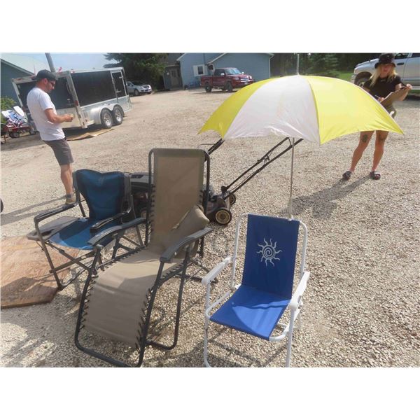 Zero Gravity Yard Chair, Director Style Lawn Chair