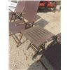 Image 3 : 4 Folding Patio Chairs with Table ( 3 In Picture 
