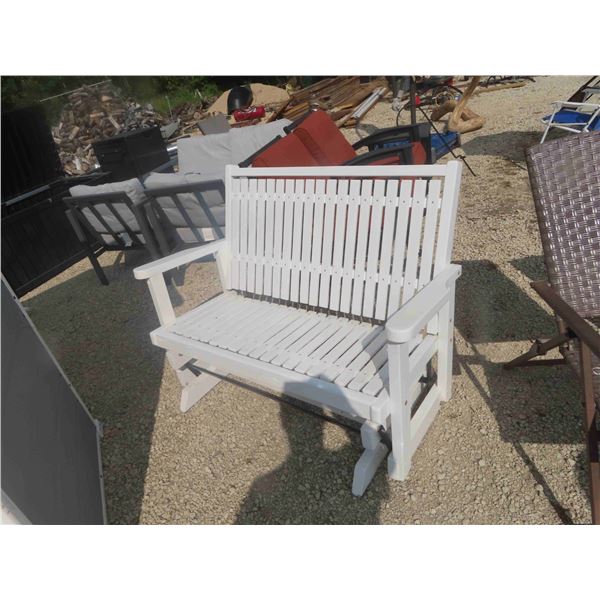 Gliding Rocker Yard Bench 48'' Wide 