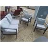 Image 1 : 3 Piece Patio Furniture Set - Settee 48'' Wide, 2 Chairs