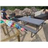 Image 1 : Lifetime Folding Picnic Table 11'' with Umbrella