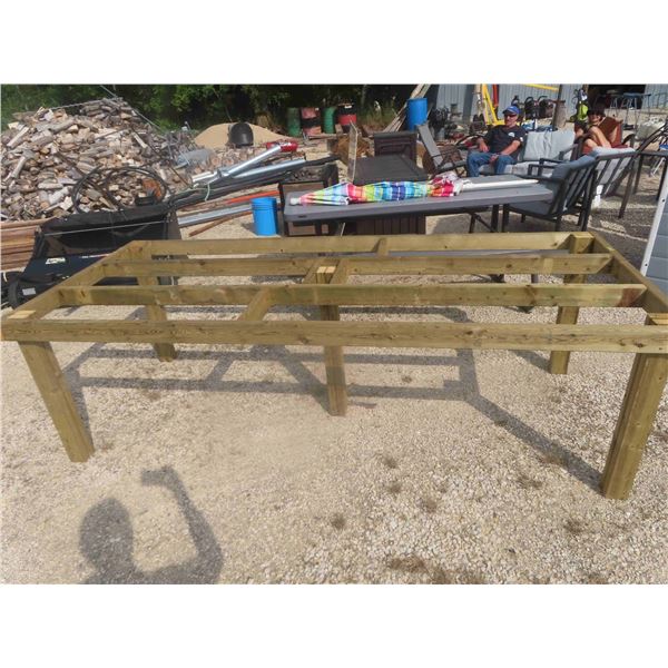 Treated 2x4 Table Frame 99'' x 42'' x 30''