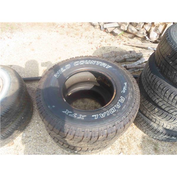 (2) 31 x 10.50 R 15 LT Tires