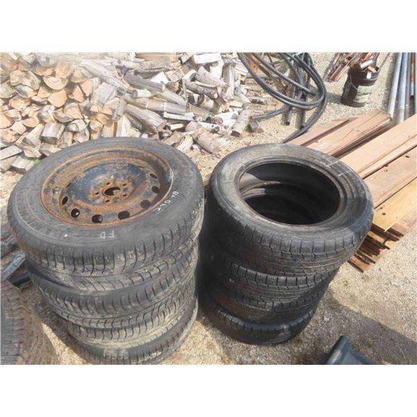 (8) Michelin 195 / 65 R 15 Winter Tires , 4 Have