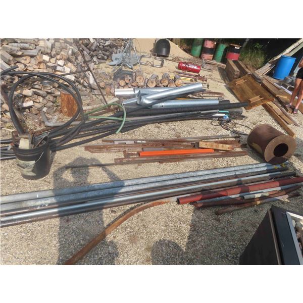 Pipe, Angle Iron - Started Project Heater / Wood 