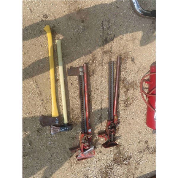 2 Jack Alls, Axe, Splitting Axe