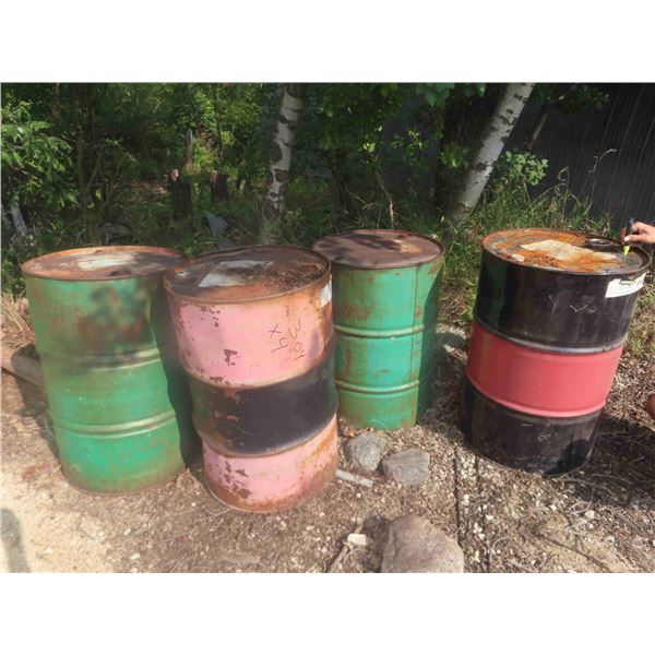 4 Steel Barrels 