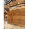 Image 3 : Solid Cedar Door 24'' x 72'' with Hinges and 