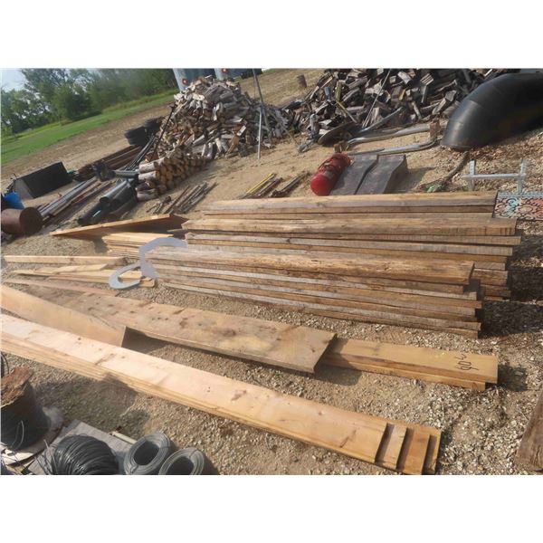 Variety of Lumber 2 x 6 x 8' , (4) Ship Lap 1 x 8 