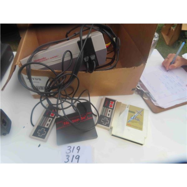 Original Nintendo with Controls, Power Source, 