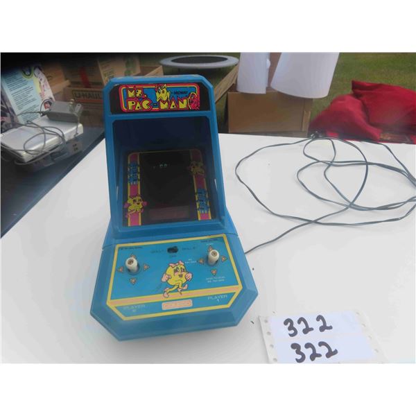 1981 Coleco MS Pacman by Midway - Battery or 