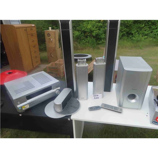 Pioneer Surround Sound with Reciever and Remote