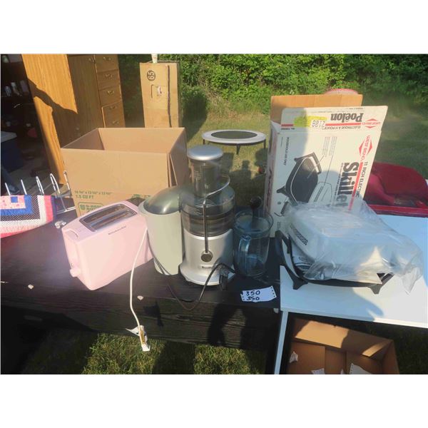 Breville 'The Juice Fountain' Juicer, Electric Skillet