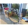 Image 2 : 3 Mirrors 49'' x 17'' , Diamond Circle Mirror 