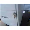 Image 3 : 2 Drawer Metal Filing Cabinet with Key 24'' x 18''