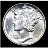 Image 2 : 1942-p Mercury Dime 10c Grades GEM++ Unc