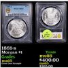Image 1 : PCGS 1881-s Morgan Dollar $1 Graded ms65 By PCGS