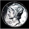 Image 2 : 1945-p Mercury Dime 10c Grades GEM++ Unc