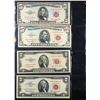 Image 2 : Page Of 4x US Notes 1953 $2, 1963 $2, 1953B $5, 1963 $5 VF/XF