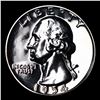 Image 2 : Proof 1954 Washington Quarter 25c Grades GEM++ Proof