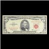 Image 2 : 1963 $5 Red seal United States Note Grades vf++