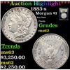 Image 1 : ***Auction Highlight*** 1883-s Morgan Dollar $1 Graded Select Unc BY USCG (fc)