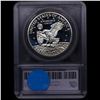 Image 3 : Proof 1971-s Silver Eisenhower Dollar $1 Graded ms69+ dmpl By SEGS