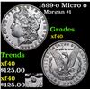 Image 1 : 1899-o Micro o Morgan Dollar $1 Grades xf
