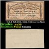 Image 1 : C.S.A Feb 17th, 1864. $30 Intrest Note Grades Choice AU/BU Slider