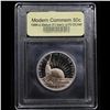 Image 2 : Proof 1986-S Liberty Modern Commem Half Dollar 50c Graded GEM++ Proof Deep Cameo By USCG