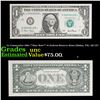 Image 1 : 2x Consecutive 2001 **Star Note** $1 Federal Reserve Notes (Dallas, TX), All CU! Grades Brilliant Un
