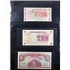 Image 2 : Complete Set of 3x 1957 $1 Silver Certificates 1957, 1957A, 1957B AU/CU