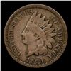 Image 2 : 1863 Indian Cent 1c Grades vf+