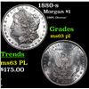 Image 1 : 1880-s Morgan Dollar $1 Grades Select Unc PL