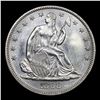 Image 2 : ***Auction Highlight*** 1868-p Seated Half Dollar 50c Graded Choice Unc+ PL BY USCG (fc)