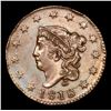 Image 2 : ***Auction Highlight*** 1818 Coronet Head Large Cent 1c Graded Choice Unc BN BY USCG (fc)