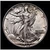 Image 2 : 1942-p Walking Liberty Half Dollar 50c Grades Choice AU/BU Slider