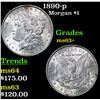 Image 1 : 1890-p Morgan Dollar $1 Grades Select+ Unc