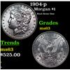 Image 1 : 1904-p Morgan Dollar $1 Grades Select Unc