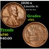 Image 1 : 1926-s Lincoln Cent 1c Grades vf+