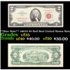 Image 1 : **Star Note** 1963A $2 Red Seal United States Note Grades vf++