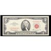 Image 2 : **Star Note** 1963A $2 Red Seal United States Note Grades vf++