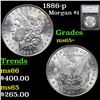 Image 1 : 1886-p Morgan Dollar $1 Graded ms65+ By SEGS