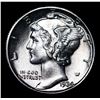 Image 2 : 1934-p Mercury Dime 10c Grades GEM+ FSB