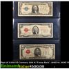 Image 1 : Page of 3 1928 US Currency 1928 $1 "Funny Back", 1928E $2, 1928C $5
