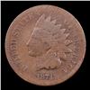 Image 2 : 1873 Closed 3 Indian Cent 1c Grades vg, very good