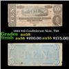 Image 1 : 1864 $10 Confederate Note, T68 Grades Choice AU/BU Slider