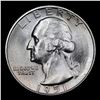 Image 2 : 1951-s Washington Quarter 25c Grades GEM+ Unc